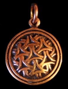 Anhänger keltische Unendlichkeit Bronze
