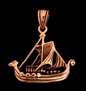 Bronzeamulett Wikingerboot