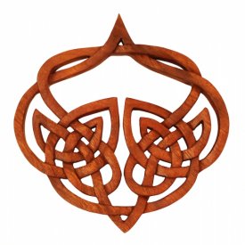 Wandbild Keltisches Herz Inala aus Holz