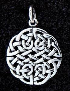 Silberanhänger Keltischer Knoten 4 Elemente