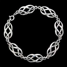 Keltische Silberarmkette