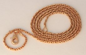 Bronze Halskette Penarddun 61 cm