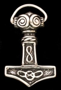 Wikingeranhänger Thormar Thors Hammer Silber
