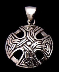 Silberanhänger Celtic Cross