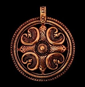 Bronzeanhänger 4 Elemente Viking