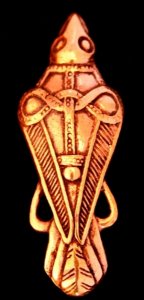 Anhänger Rabe Munin Viking Bronze