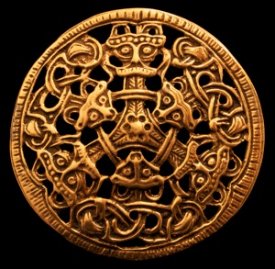 Bronzeanhänger Viking Hagal