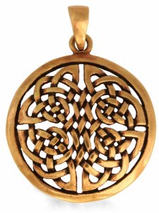Anhänger Keltisches Knotenkreuz Bronze