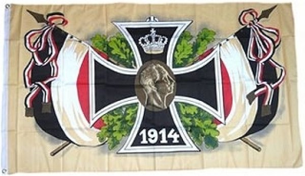 Fahne Flaggen mit Eisernem Kreuz 1914