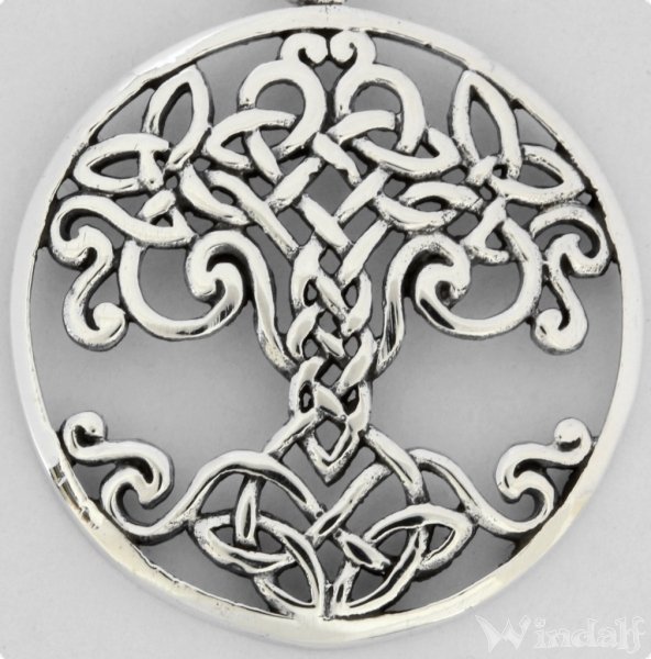 Anhänger Keltischer Baum Varuna Silber