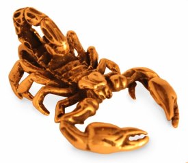 Großer Skorpion Anhänger Draupnir Bronze