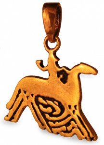Anhänger Odin auf Pferd Sleipnir Bronze