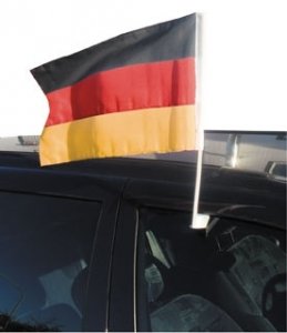 Flagge Schwarz-rot-gold als Autoflagge, 42 x 27 cm