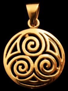 Anhänger Kelten Ancient Spirals Bronze