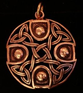 Bronzeanhänger Ancient Celtic Cross