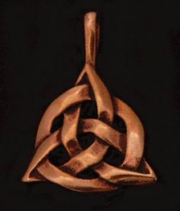 Bronzeanhänger Taliesins Knoten klein