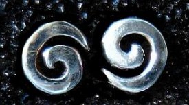 Ohrstecker Amora Spirals Silber