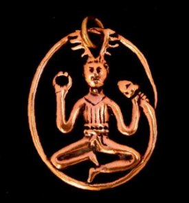 Bronzeanhänger Cernunnos Keltischer Gott
