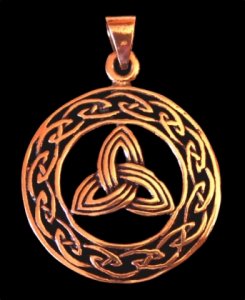 Anhänger Keltische Dreiheit Bronze