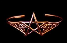 Armreif Pentagramm Celtic Bronze