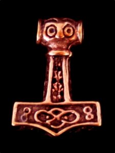Anhänger Mjölnir Thors Hammer Bronze