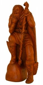 Loki - Figur aus Holz