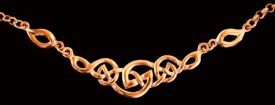Bronzehalskette Keltische Knoten