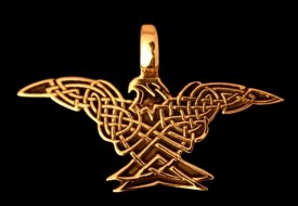 Anhänger Keltischer Adler ' ÁRI ' Bronze