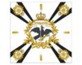 Standarte Infanterie/ des königlichen Regiments, mit Kreuz weiß