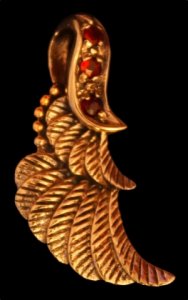 Bronzeanhänger Elfenflügel