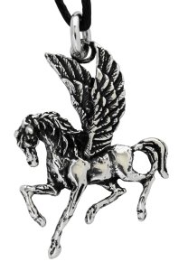 Schmuckanhänger Pegasus groß Silber