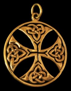 Schmuckanhänger Kreuz der Kelten