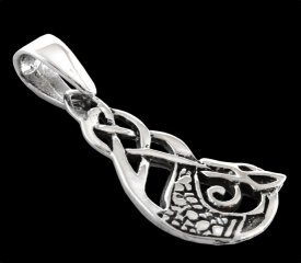 Silberanhänger Keltischer Schutzdrache