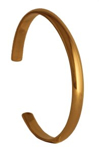 Armreif Andoss Bronze mit einem halbrundem Profil