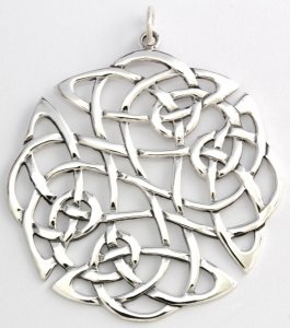 Schmuckanhänger Niala Keltischer Knoten Silber groß