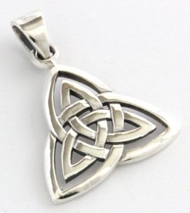 Keltischer Anhänger Trinity Silber