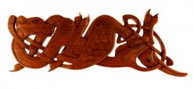 Keltisches Wandbild Mathonwy aus Holz