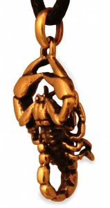 Skorpionanhänger Imperator Bronze