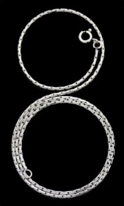 Silber Männer Halskette Alana 40 cm