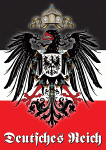 Hochglanz-Aufkleber Reichsadler Deutsches Reich