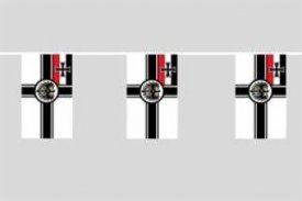 Kaiserliche Marine - Reichskriegsflagge Flaggenkette 6 Meter