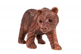 Bären Figur  30 cm - Handarbeit aus Holz