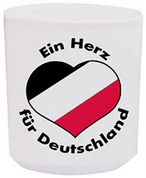 Tasse Ein Herz für Deutschland s-w-r