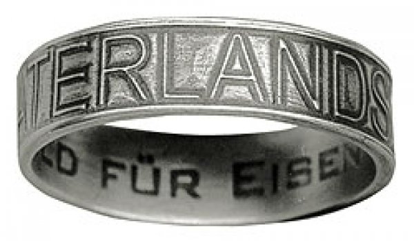 Ring - Vaterlands-Dank-Ring mit Innengravur