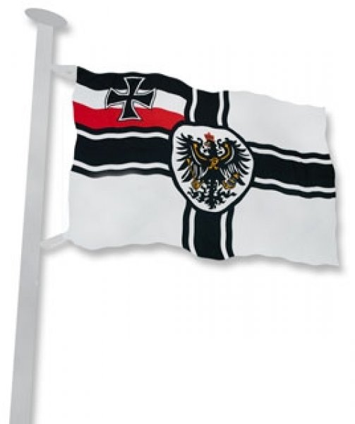 Flagge Reichskriegsflagge als Bootsflagge 40 x 26 cm