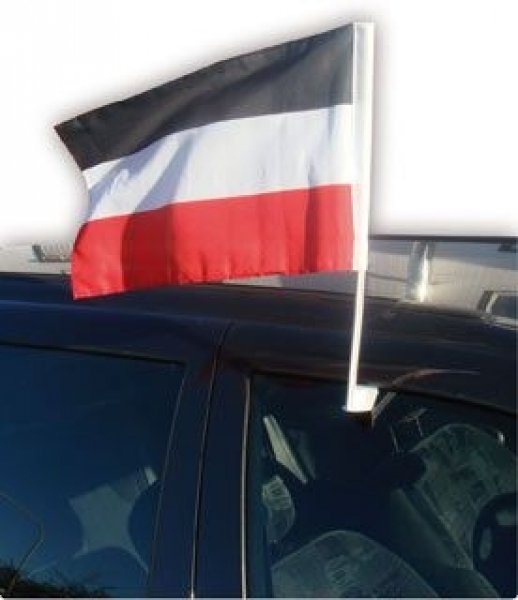 Flagge Schwarz-weiß-rot als Autoflagge, 42 x 27 cm
