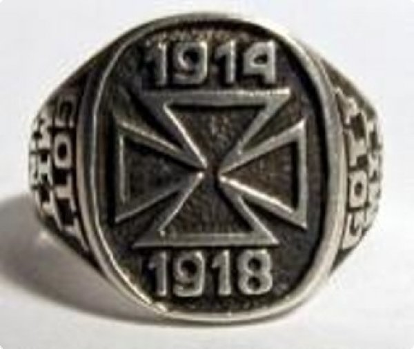 Ring - Eisernes Kreuz 1914-1918 Gott mit uns