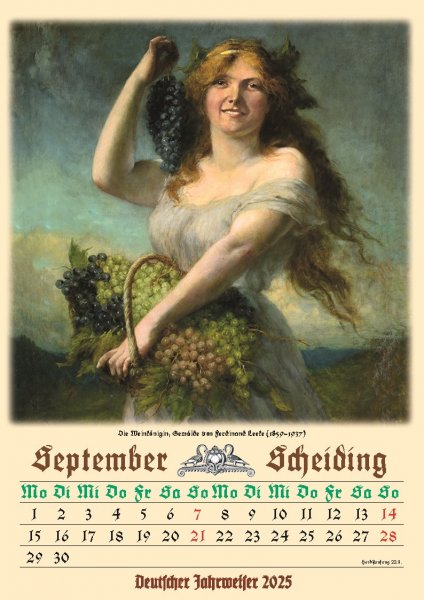 Kalender -  Deutscher Jahrweiser 2025