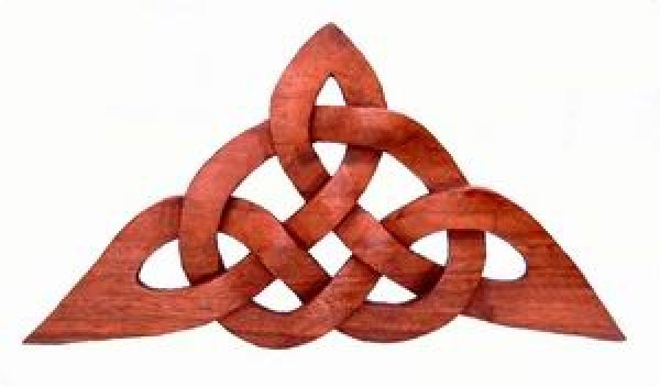Keltischer Knoten Diathan Holzwandbild