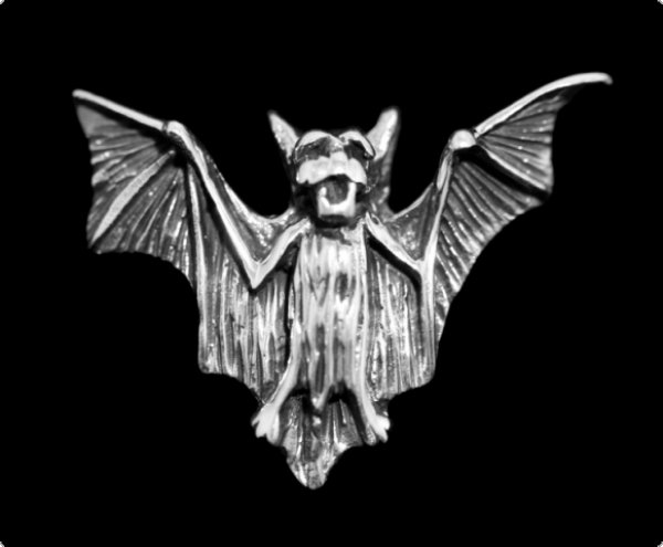 Schmuckanhänger Fledermaus Silber